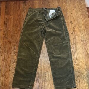 Vintage Polo Ralph Lauren Corduroy Pants Mens 34x32 Olive Andrew Pant 90s
